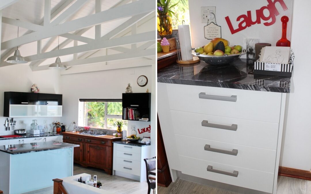 Contemporary Kitchen mixed with Antique Flair